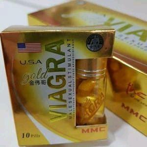 Original 100% Ready VIAGRA MMC BLUE/Gold Asli 100% Original - gold 10butir