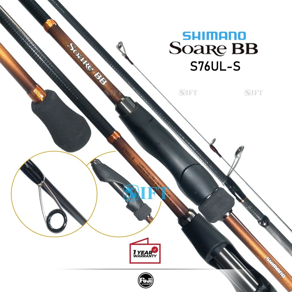 Joran UL SHIMANO SOARE BB | Fuji Alconite Guides | Ultra Light Casting | Resmi FT Store IFT Pancing