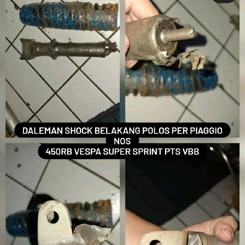 shock belakang vespa super sprint pts vbb nos sesuai foto merk polos