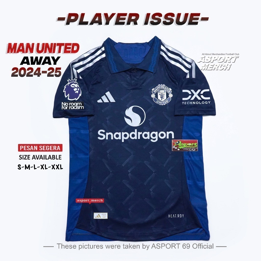 PLAYER ISSUE MU MAN UNITED AWAY 2024 2025 PI