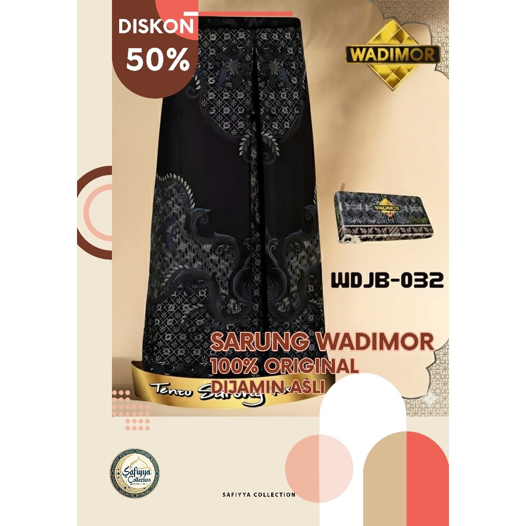 KOLEKSI BARU Sarung Wadimor Terbaru 2026 Motif Batik Jawa Bahan Katun Motif Klasik Jawa Tengah Sarun