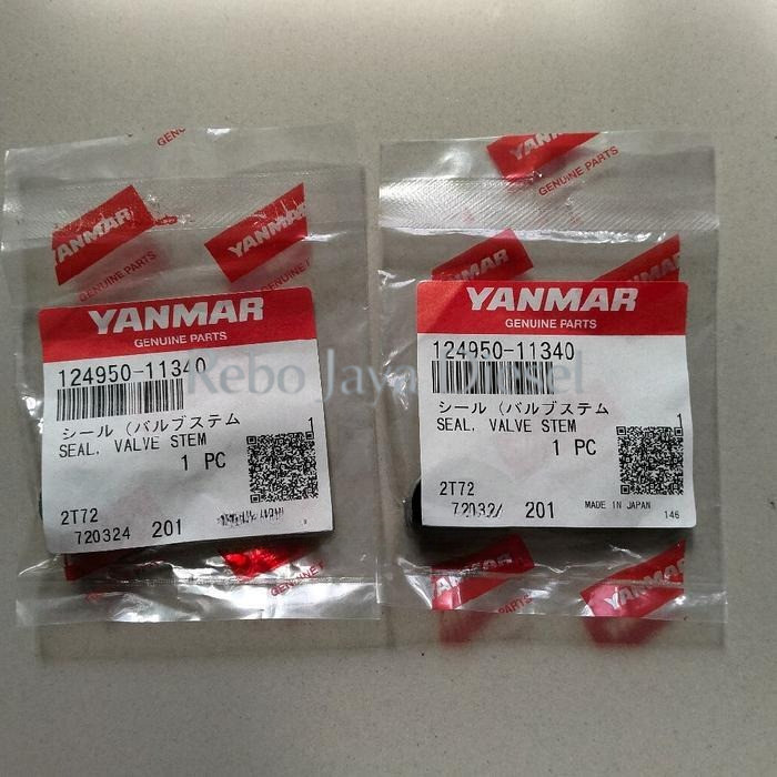 124950-11340 Seal Valve Stem Seal Klep 4TNV98T-GGE ORIGINAL YANMAR