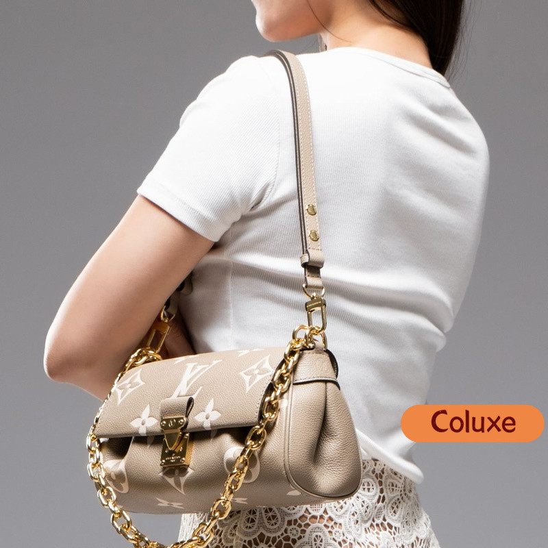 Louis Vuitton LV Favorite Shoulder Bag in Bicolor Monogram Empreinte Leather