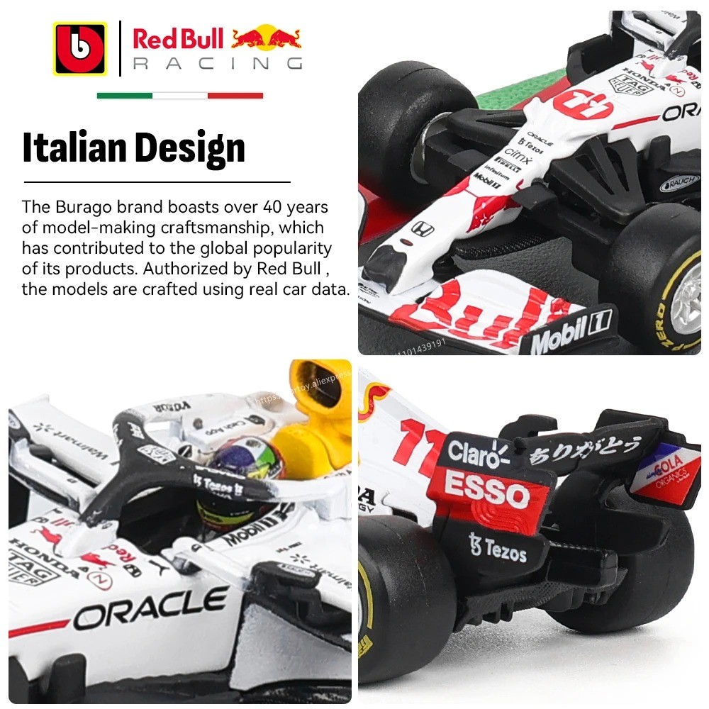 Bburago 1:43 F1 2021 Red Bull Racing RB16B Türkiye Memorial 2019 RB15 model simulation car model all