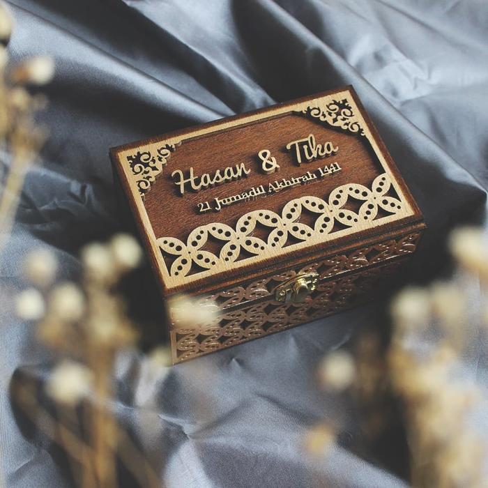 Ring Box Rustic 10x15cm / Kotak Mahar Seserahan / Seserahan Rustic