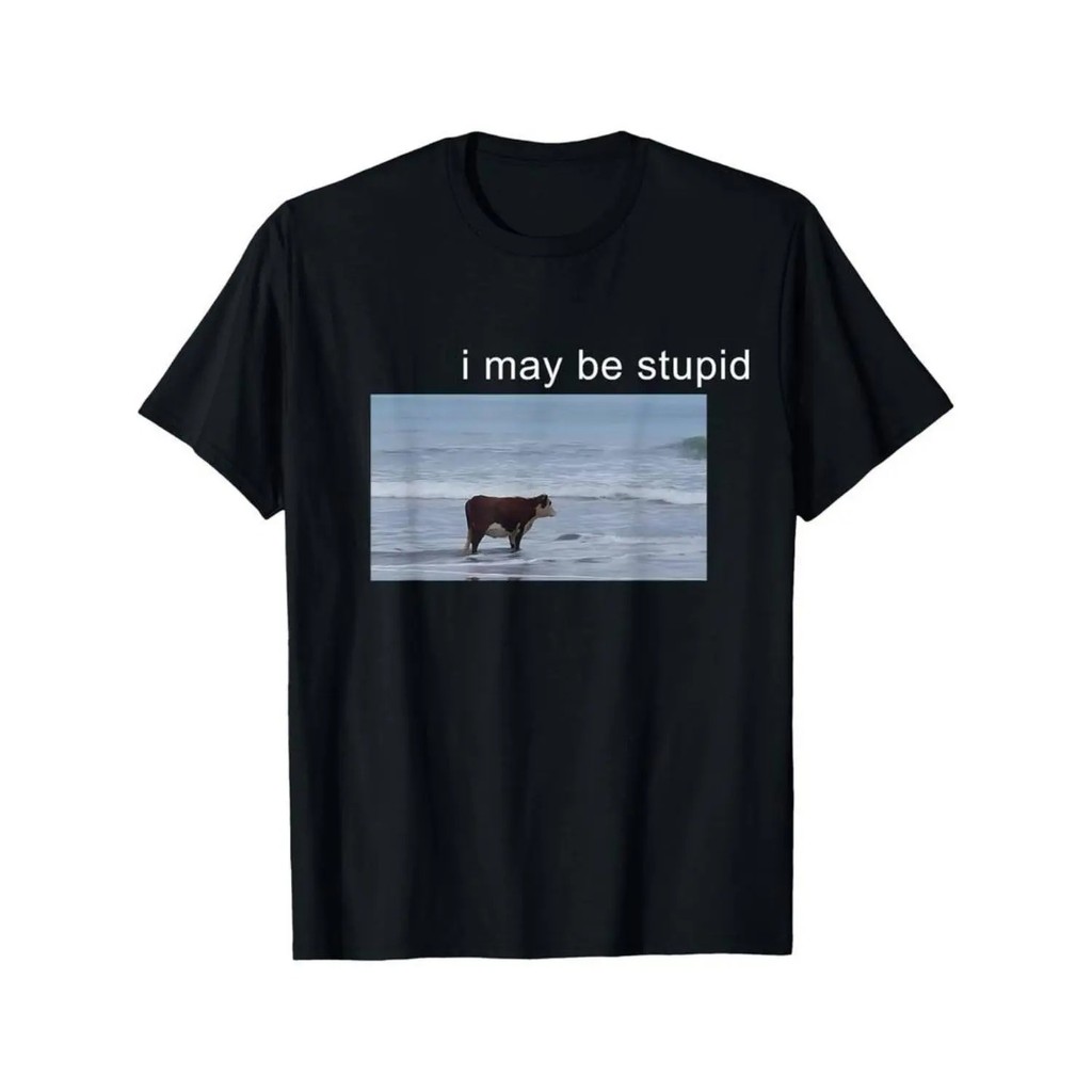 [Kaos Lucu Meme Sapi Bodoh] Aku Mungkin Sapi Bodoh Meme Aku Mungkin Kaos Lucu Bodoh