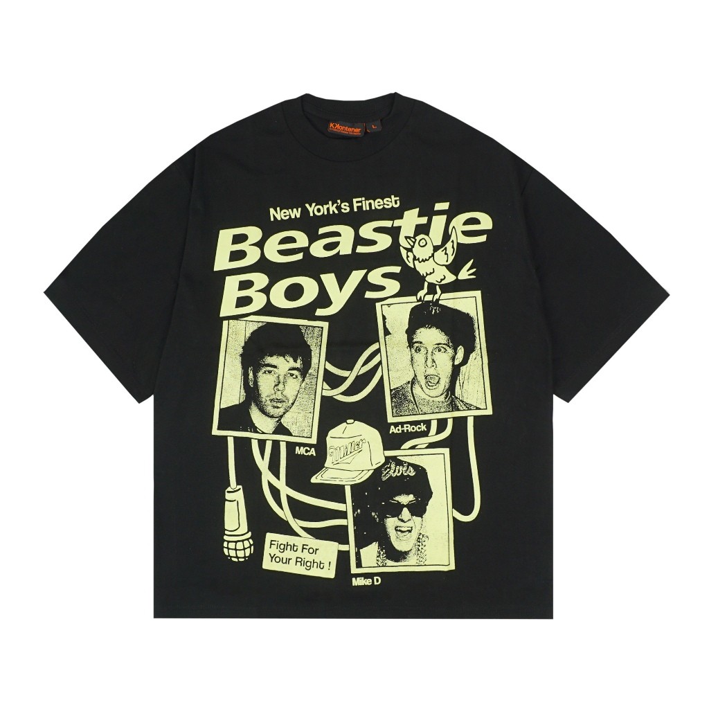 KKontener Beastie Boys Relaxed Fit Tshirt Black Original