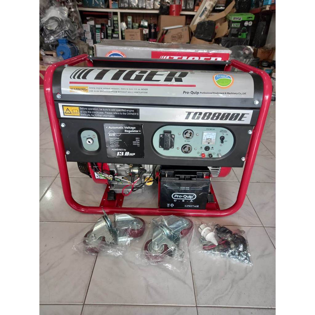 Genset generator TIGER TG8800E 5500watt stater
