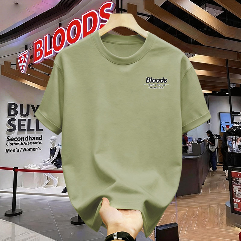 Kaos Bloods Original 100% Cotton Combed 24s Pria Wanita | Baju Distro Premium Tebal Adem Tidak Panas