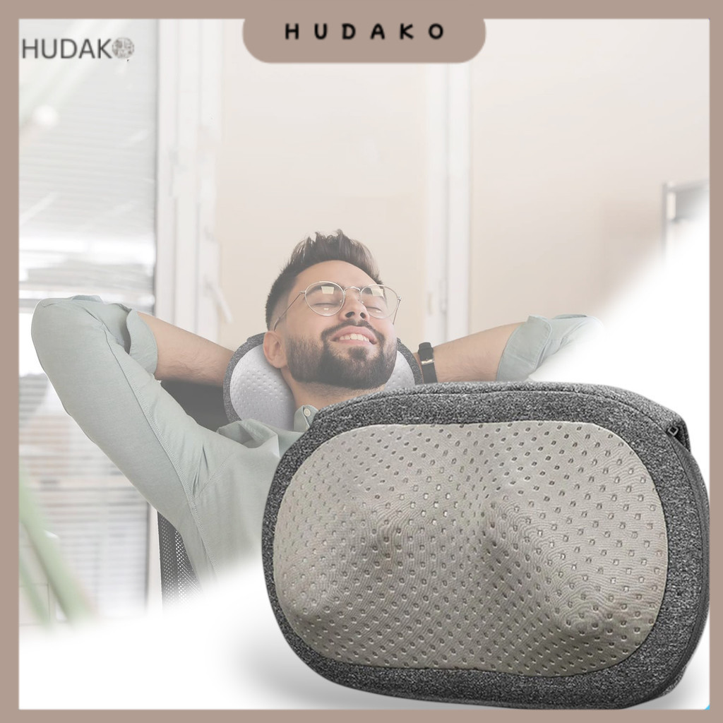 LF Lefan Health Bantal Pijat Leher 3D Neck Massage Kneading Heating - LF-YK006