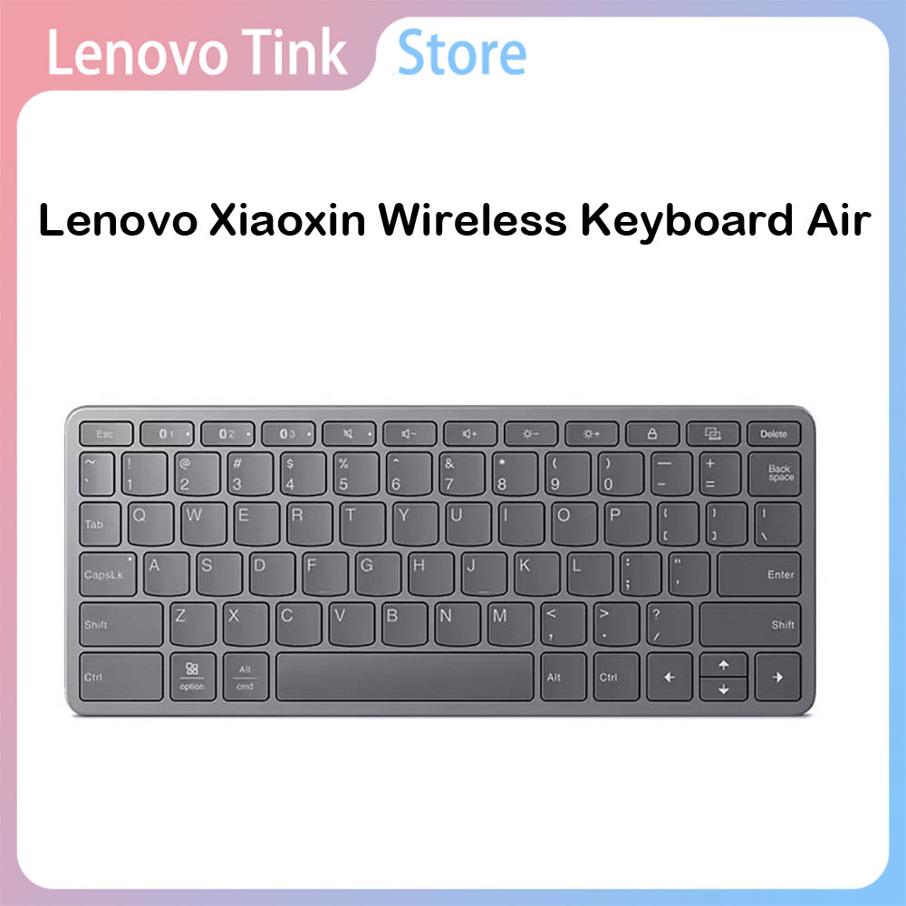 Lenovo Xiaoxin Air Wireless Bluetooth Keyboard Connect 3 Devices Windows10 iPadOS15 Android10 for La