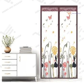 Tirai Magnet Pintu Anti Nyamuk Bahan Plastik PVC / Tirai Magnet AC - SUN FLOWER