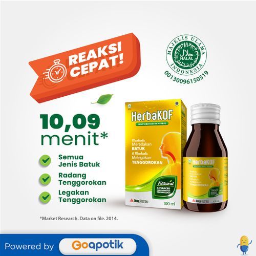 Herbakof Sirup 100 Ml Botol