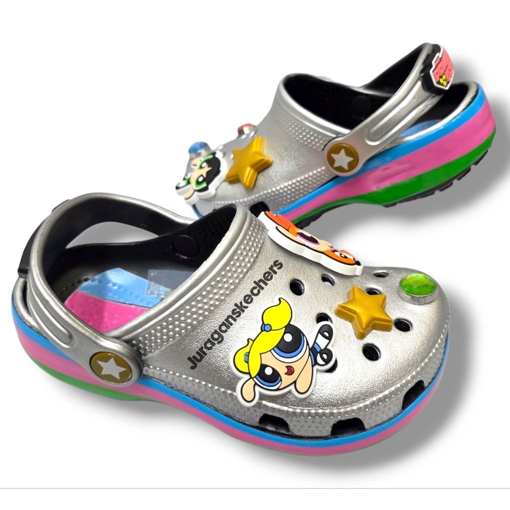 SANDAL ANAK FUNLAB POWERPUFF GIRL'S/SANDAL KARET ANAK POWERPUFF GIRL'S/SANDAL KARET CHARACTER POWERP