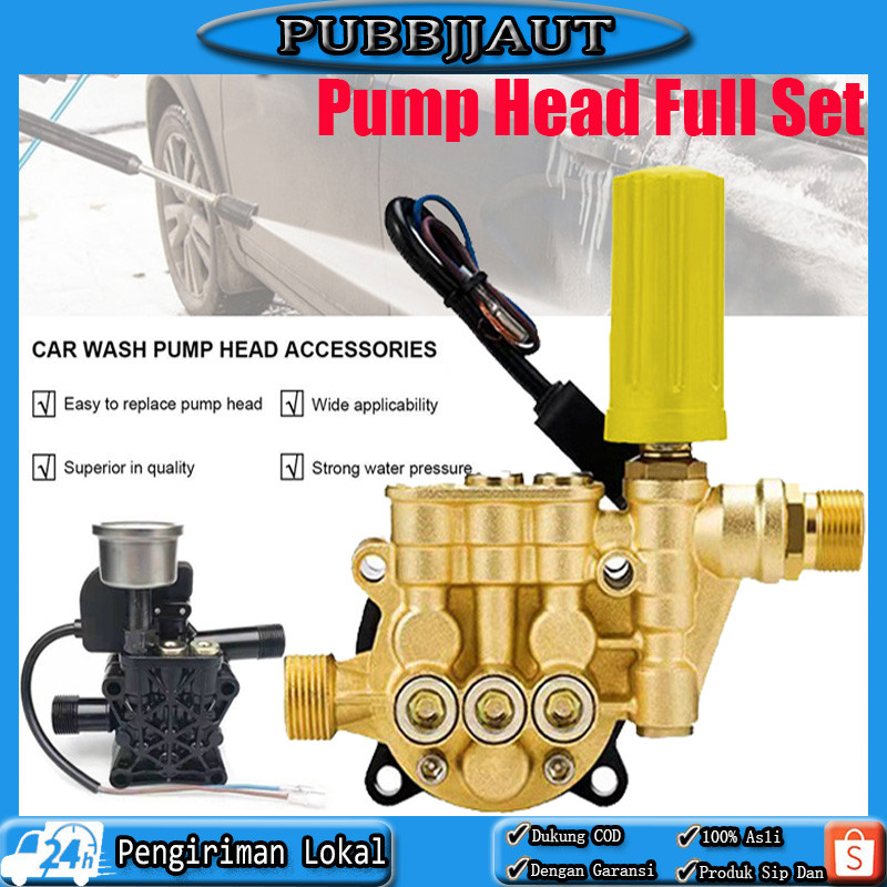 1800W Kepala Pompa Pencuci Tekanan Aksesori Pompa Pencuci Tekanan Untuk Mesin Cuci Mobil Perakitan K