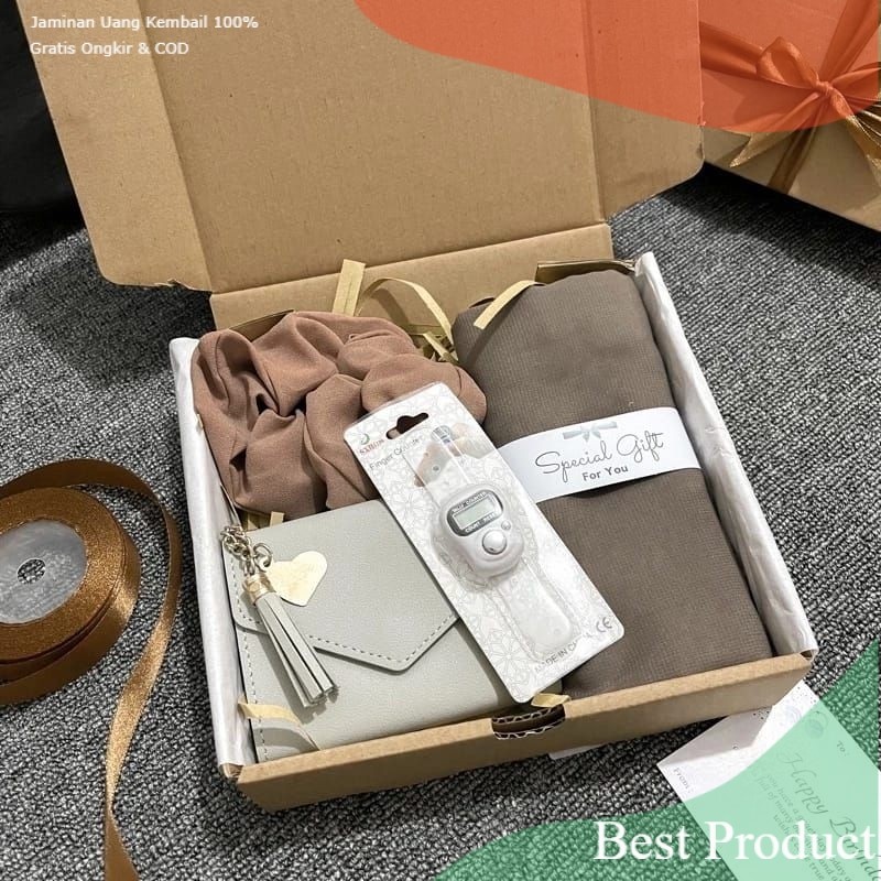 Hampers Paket Kado Cewek Hadiah Ultah Wedding Graduation / Bingkisan Elegan Koleksi kado kantor prem