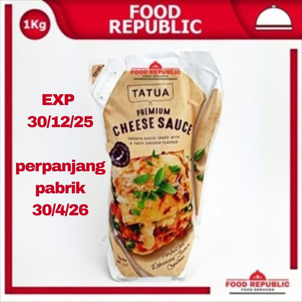 TATUA PREMIUM CHEESE SAUCE 1 KG HALAL IMPORT NEW ZEALAND TANPA PEWARNA BUATAN