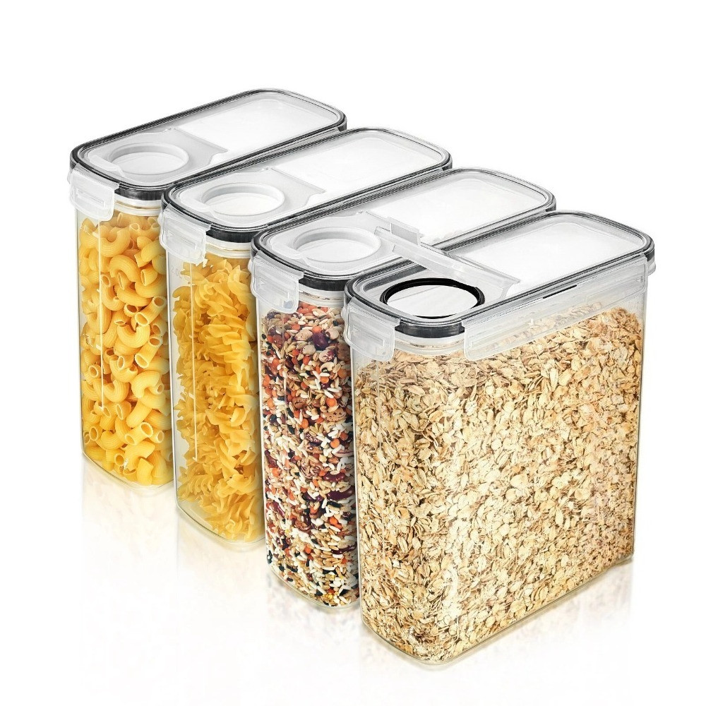Airtight Storage Jar for Kiten – Insect & Moisture Proof Container for Grains, Flour, and Miscellane
