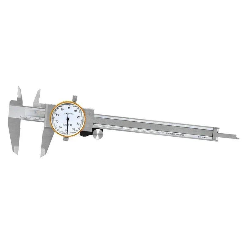SHANHR Dial Caliper Vernier Gauge Micrometer Shock Proof Dial Vernier Caliper Steel Dial Gauge Verni