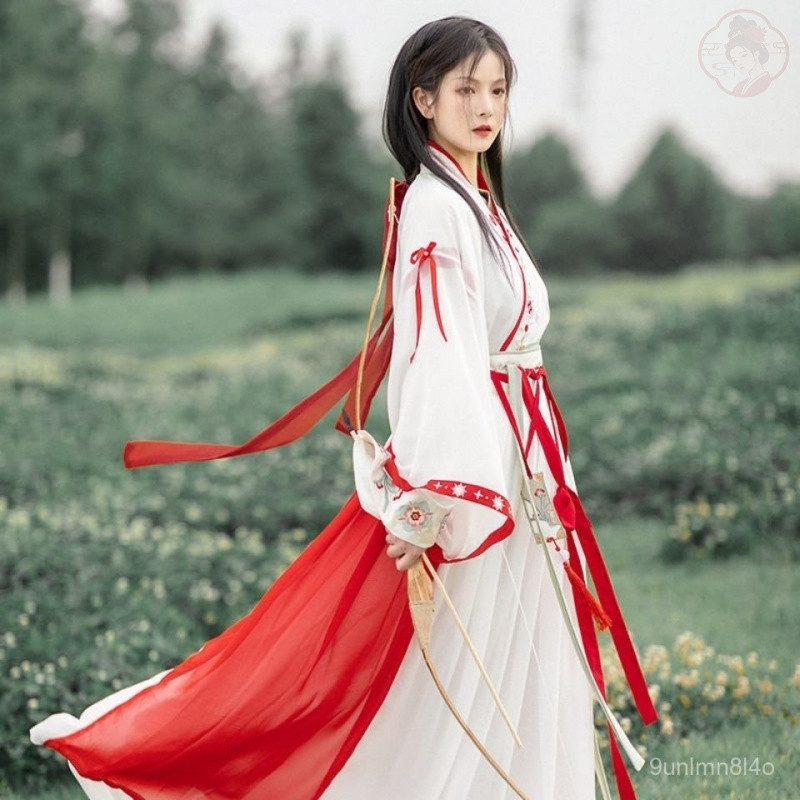 Baju Tradisional Cina jin Style Hanfu untuk Wanita Pakaian Sehari Hari Ruqun Set Tipis