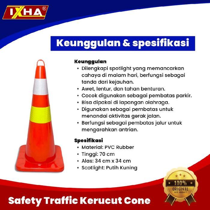 Safety Traffic Kerucut Cone traffic cone - 70 cm