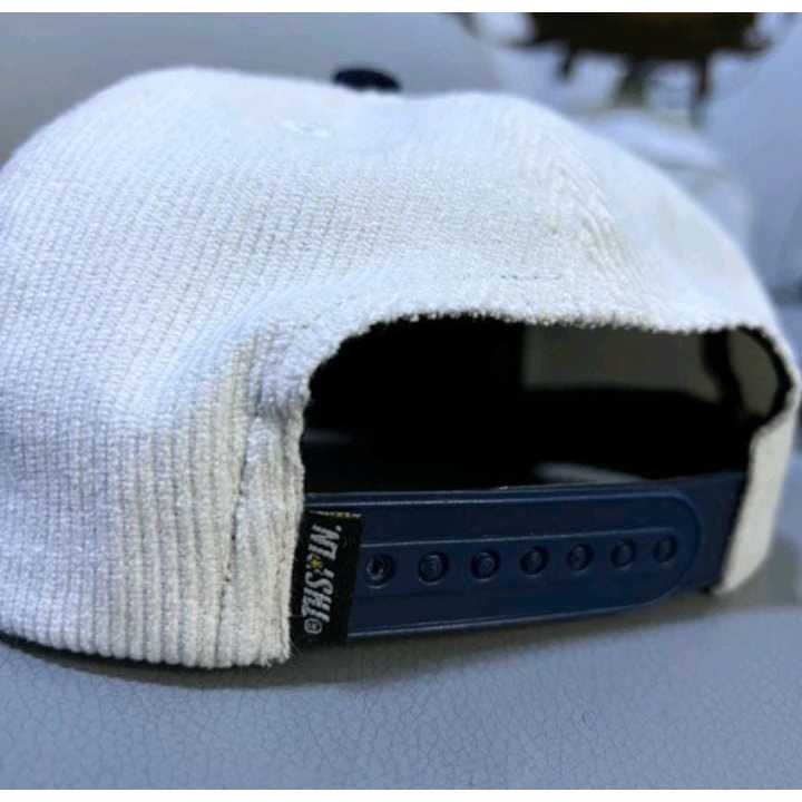 ORI100% Topi Ropehat Corduroy Sweet Memories Broken White Navy Thisplan Hat Pria Terbaru COD **