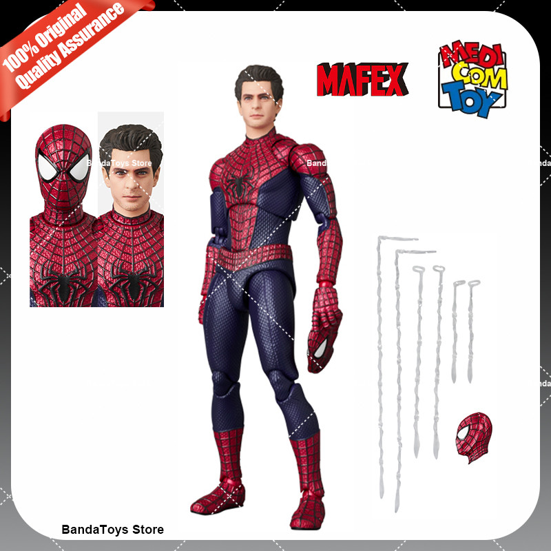 In Stock 100% Original Medicom Toy Mafex 248 The Amazing Spider-Man 2 No.248 Spider-Man Garfield Spi