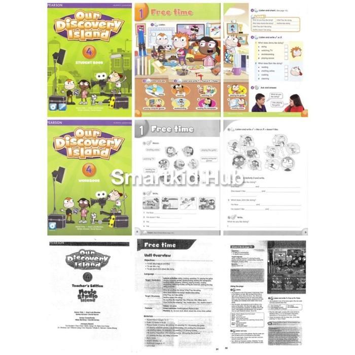 (BUKU FISIK) Our Discovery Island 1/2/3/4/5/6 American English Student Book Workbook Teacher's Book 