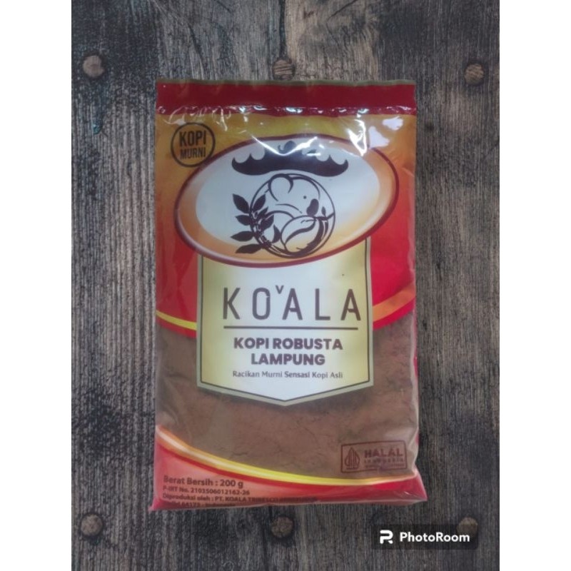 KOPI ROBUSTA LAMPUNG CAP KOALA 250 gram KOPI LAMPUNG KOPI LAMPUNG ASLI KOPI ORIGINAL KOPI LAMPUNG BO