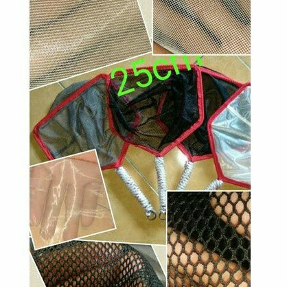 Serokan Ikan Cupang cacingsutra bibit Ikan lele koi serok kutu air 25cm