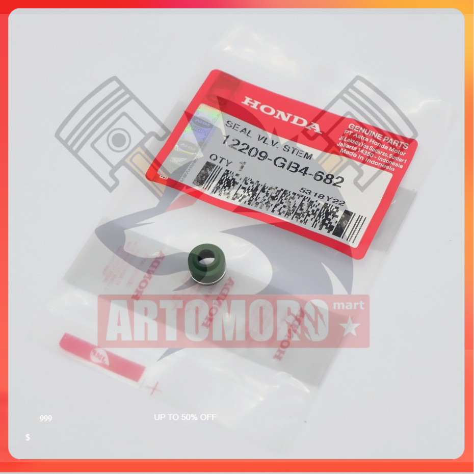 Seal Klep Honda Beat FI / Scoopy / Vario FI / Verza 150 / Supra X 125  Original AHM GB4 Original