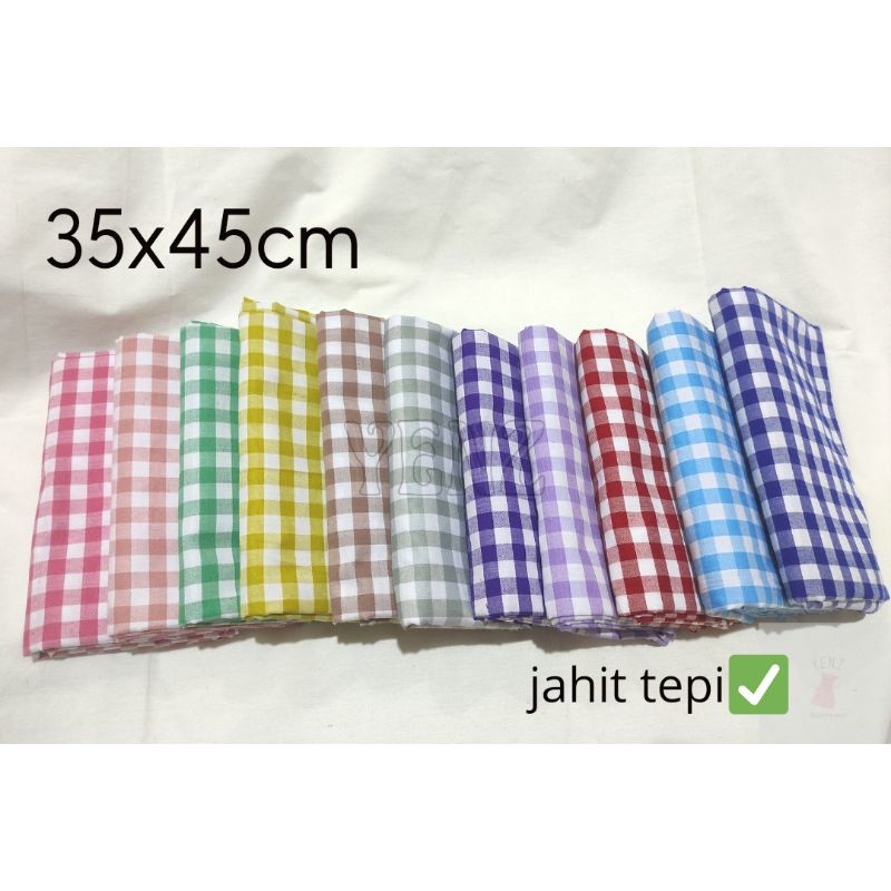 Napkin kotak /napkin gingham / props foto alas foto aesthetic
