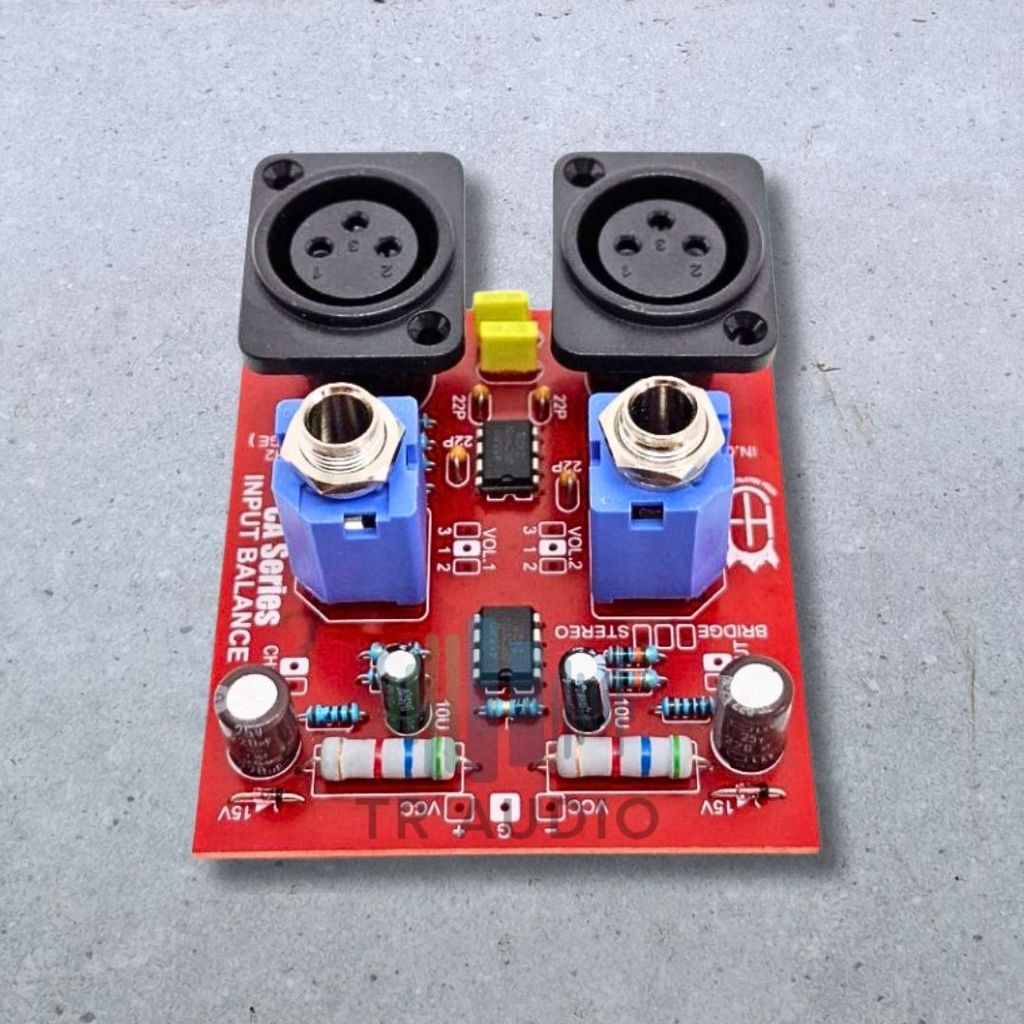 Modul Input Balance Lengkap Untuk Amplifier Box CA10 CA20 CA28 CA30 Supply 12 15VDC CT