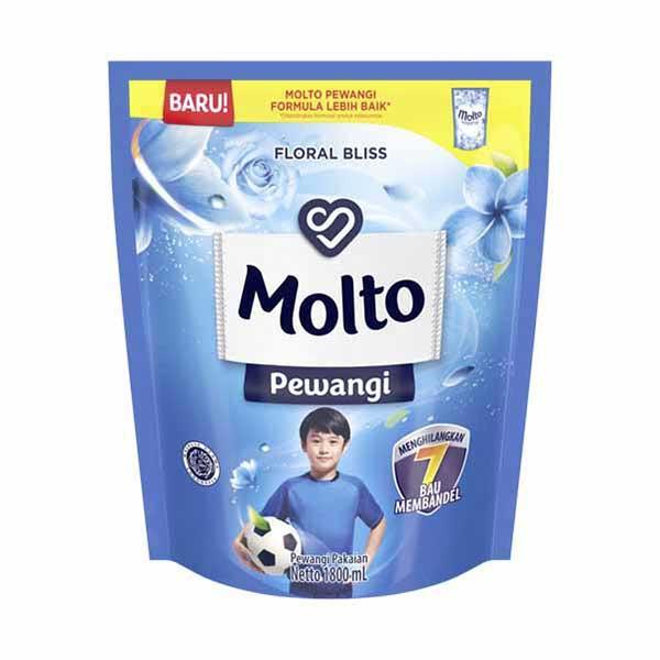 Molto Pewangi Blue Pouch 1800 Ml