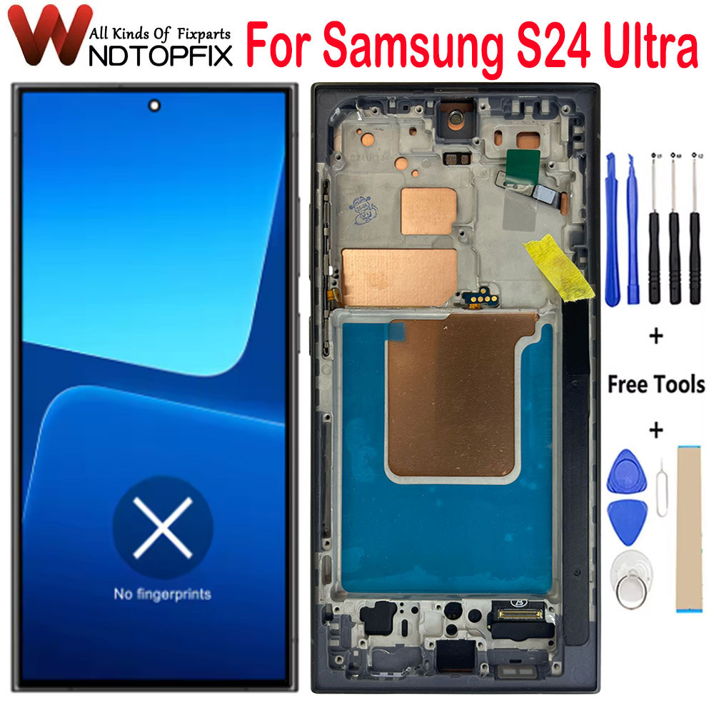 TFT For Samsung Galaxy S24 Ultra S928B S928N LCD Display Tou Screen Digitizer Replacement Parts For 
