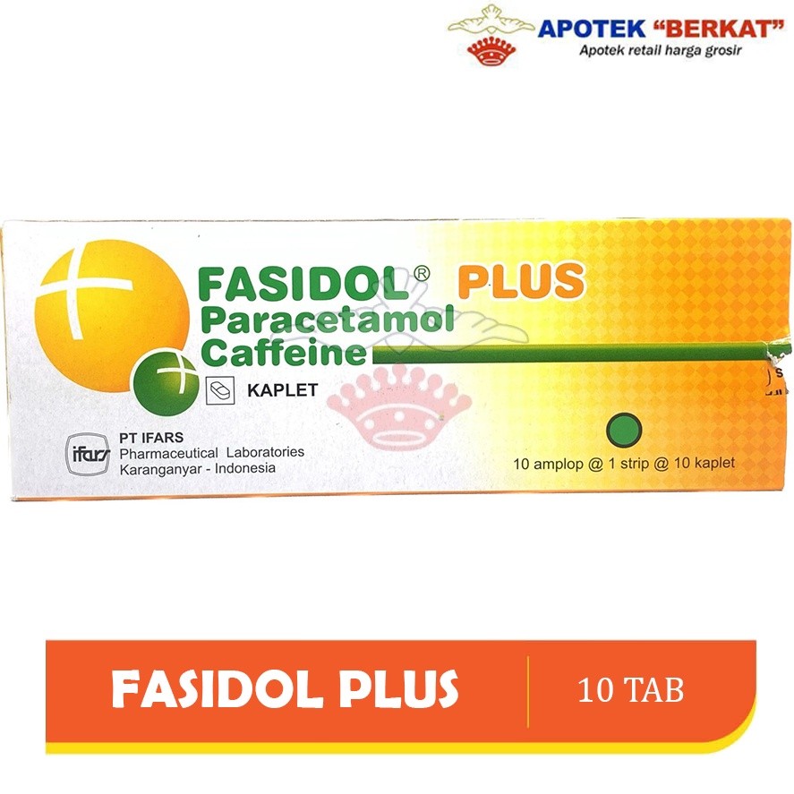 [POPULER] Fasidol Plus Obat Pereda Demam Sakit Kepala Nyeri | Sakit Gigi 1 Strip - APOTEK BERKAT