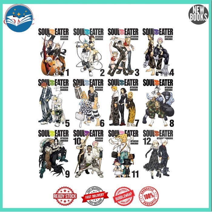 Manga Soul Eater by Atsushi Ohkubo (25 book series)
