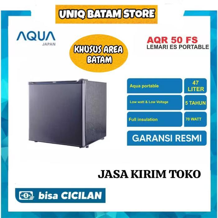 KULKAS MINI BAR AQUA AQR - D50F 50L BATAM AJA