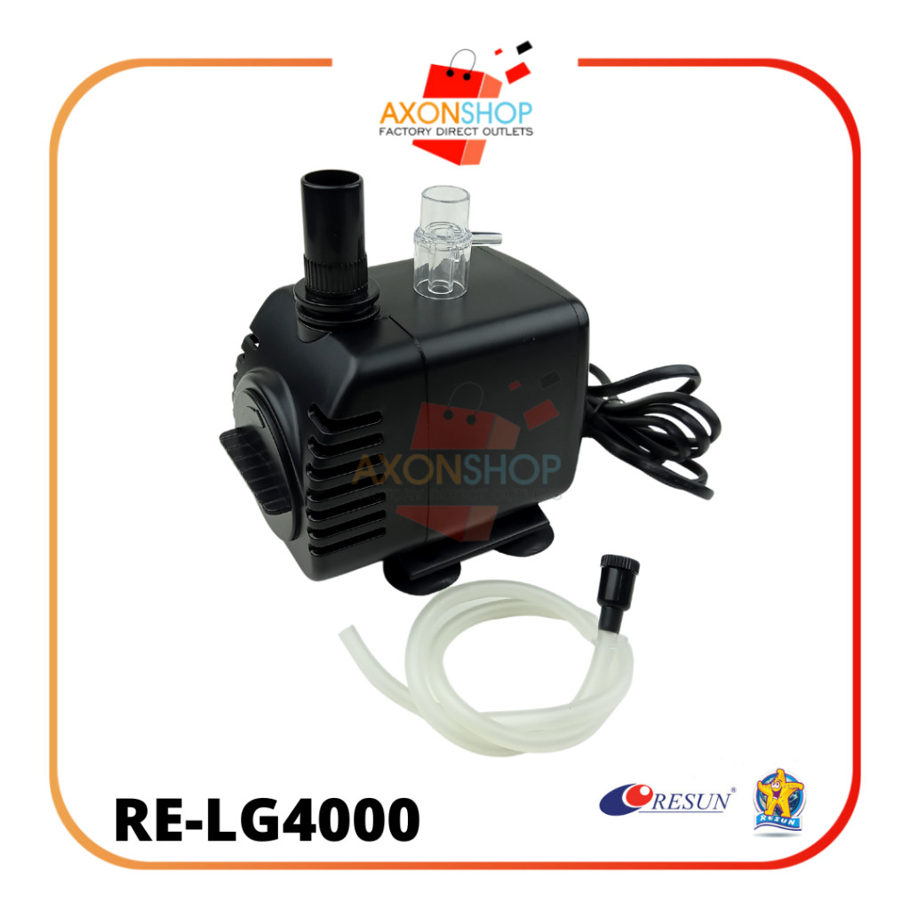 AXON RESUN Pompa Air Celup LG4000 Aquarium Submersible Pump LG 4000 Kolam Merk Resun