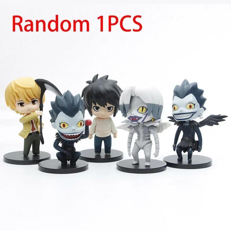 10cm Death Note Anime Figure 1200# L Lawliet 1160# Yagami Light Action Figure Death Note L Ryuuku Ry