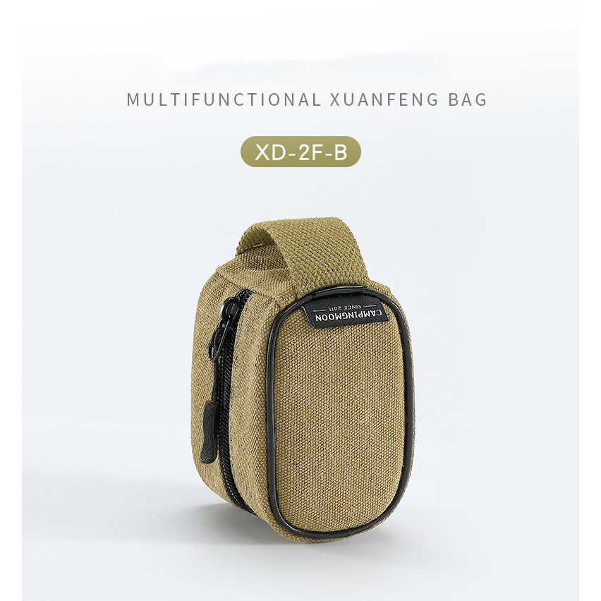 CAMPINGMOON XD-2F-B Multifunctional Peak Bag Item Storage Bag XD-2F-B Thickened Canvas Camping Outdo