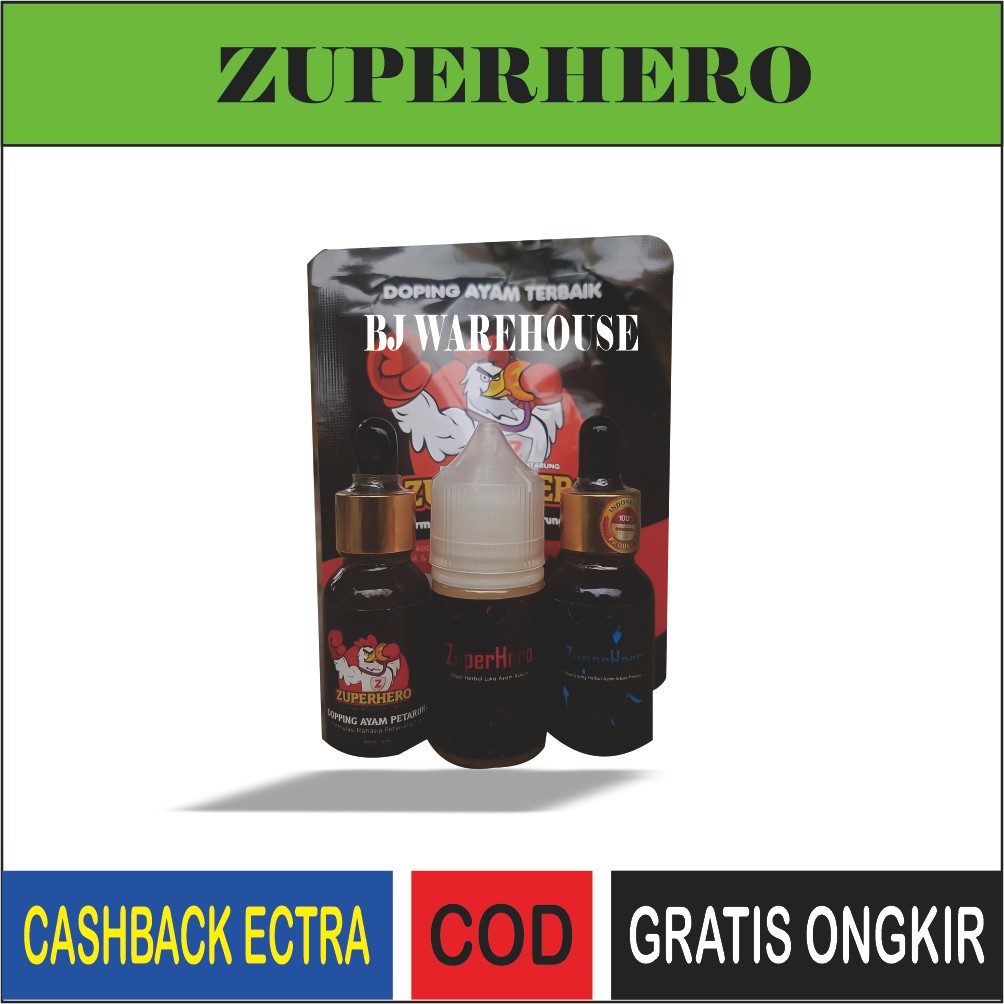 [ZUPERHERO],Doping Ayam Aduan Paling Bagus,Doping Ayam Aduan Terganas,Doping Ayam Aduan Biar Ganas