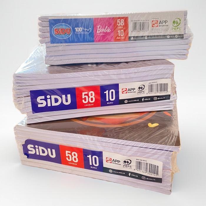 BUKU TULIS SIDU 58 LEMBAR / Skola by Sidu 58 Lembar - Sidu 58