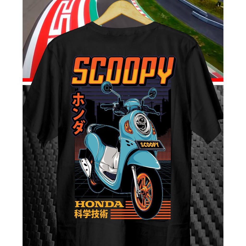 avery clothing Kaos Motor Scoopy City // Baju Scoopy // Kaos Scoopy // Scoopy // Kaos Scoopy Keren