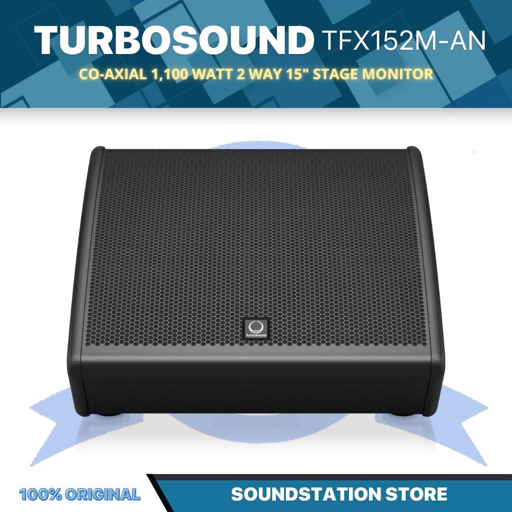 TURBOSOUND TFX152M-AN Co-axial 1100 Watt 2 Way 15" Stage Monitor with DSP Technology and ULTRANET - 