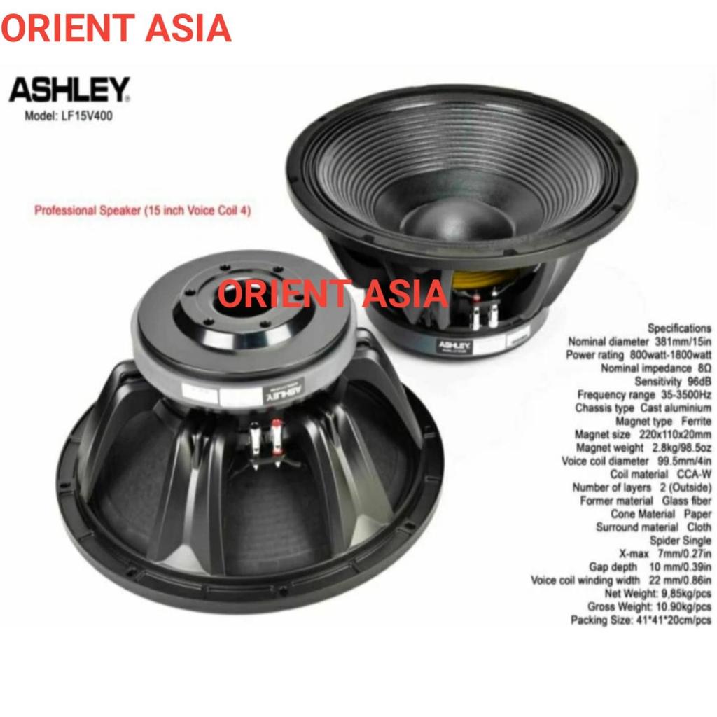 speaker ashley lf15 v400 componen speaker ashley lf15v400
