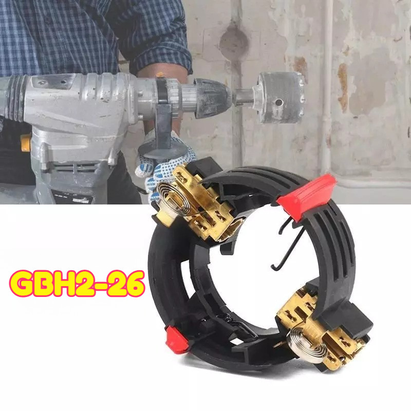 Brush Holder Mesin Bor GBH 2-26 BOSCH Rumah Carbon Brush Bor Listrik