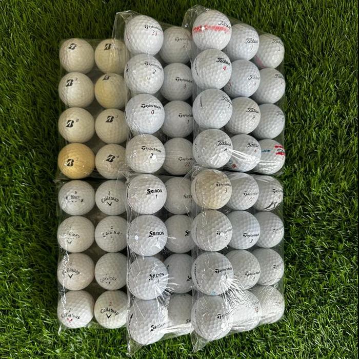 promo Bola Golf Bekas Murah Mixed Grade C Paket 1 Lusin [12pcs] terlaris