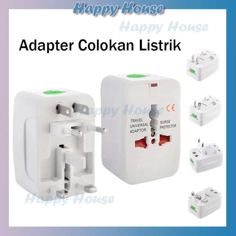 Universal Travel Adaptor staker Travel Adaptor Internasional Colokan Universal