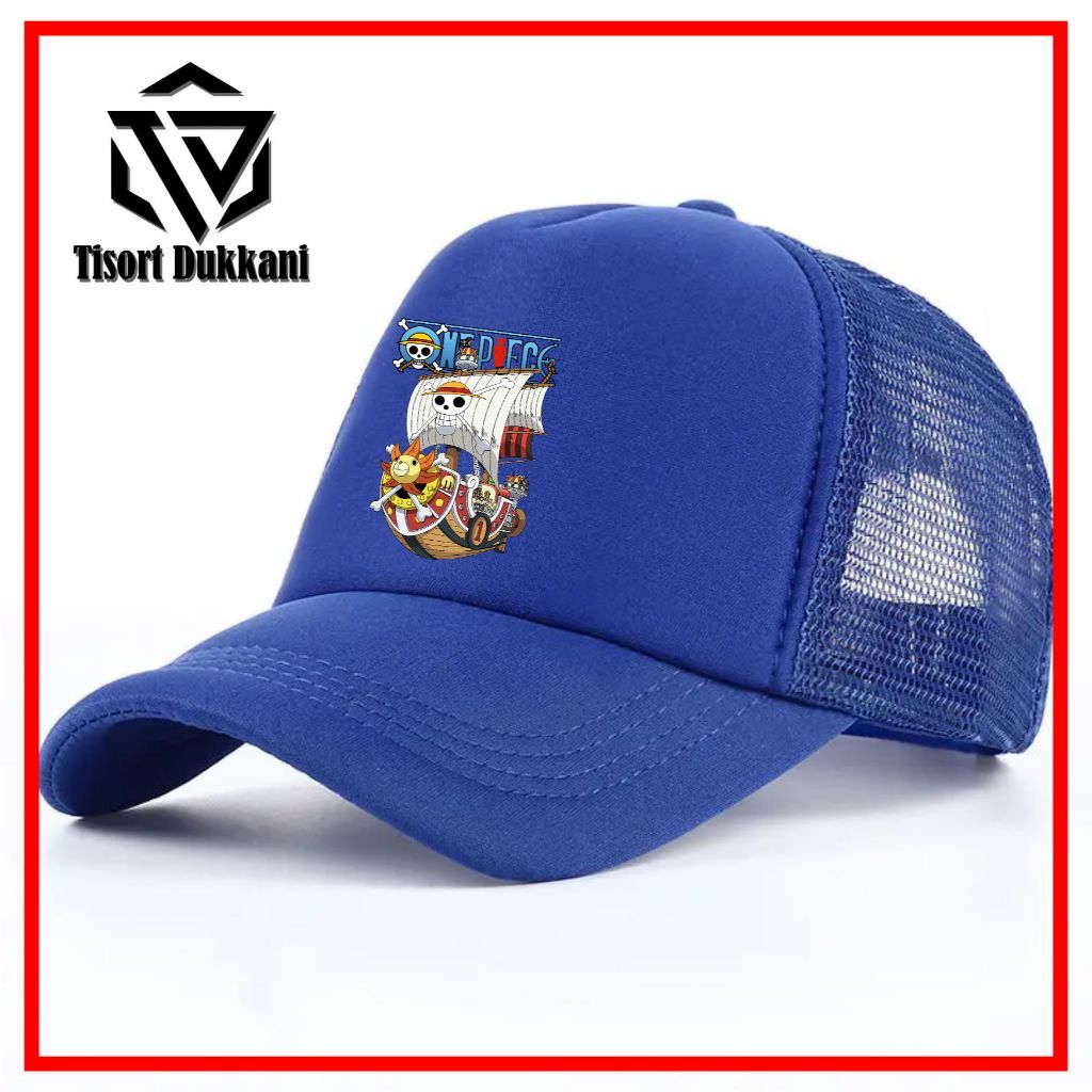 TOPI ONE PIECE / TOPI JARING ONE PIECE / TOPI TRUCKER ONE PIECE BISA COD